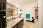 Tuscan Villa bathroom with tub